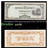 1942 Philippines WWII Japanese Occupation 10 Pesos