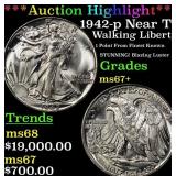 *Highlight* 1942-p Walking Liberty Half Dollar Nea
