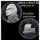 2004-s Keel Boat Proof Jefferson Nickel 5c Grades