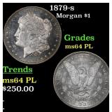 1879-s Morgan Dollar $1 Grades Choice Unc PL
