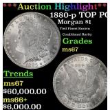 *Highlight* 1880-p Morgan Dollar TOP POP! $1 ms67