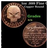 1oz .999 Fine Copper Bullion Round - Protect The 2