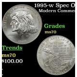 1995-w Spec Olympics Modern Commem Dollar $1 ms70