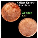 *Mint Error* Blank Planchet Lincoln Cent 1c Grades