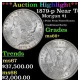 *Highlight* 1879-p Morgan Dollar Near Top Pop! $1