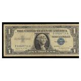 1957A $1 Blue Seal Silver Certificate Grades vf++