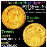 *Highlight* 1922 Grant Gold Commem Dollar Near Top
