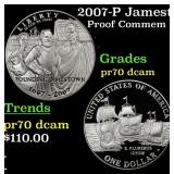 2007-P Jamestown Proof Modern Commem Dollar $1 pr7