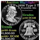 *Highlight* 1956 Type 2 Proof Franklin Half Dollar