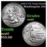2009-d U.S. Virgin Islands Washington Quarter 25c