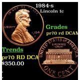 1984-s Proof Lincoln Cent 1c pr70 rd DCAM SEGS
