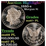 *Highlight* 1880-s Morgan Dollar $1 ms67+ PL SEGS