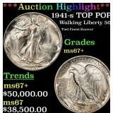 *Highlight* 1941-s Walking Liberty Half Dollar TOP