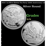 2023 1 oz Silver Boston Tea Party 250th Anniversar