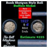 Buffalo Nickel Shotgun Roll in Old Bank Style 
