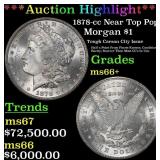 *Highlight* 1878-cc Morgan Dollar Near Top Pop! $1
