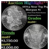 *Highlight* 1879-p Morgan Dollar Near Top Pop! $1