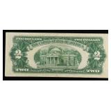 1953B $2 Red Seal United States Note Grades vf++