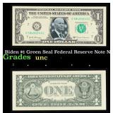 Biden Novelty 2017A $1 Federal Reserve Note $1 Gre
