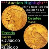 *Highlight* 1927-p Gold Indian Quarter Eagle Near
