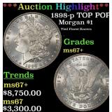 *Highlight* 1898-p Morgan Dollar TOP POP! $1 ms67+