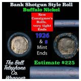 Buffalo Nickel Shotgun Roll in Old Bank Style 