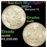 *Highlight* 1921-s Morgan Dollar $1 ms66 SEGS (fc)
