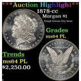 *Highlight* 1878-cc Morgan Dollar $1 ms64 PL SEGS