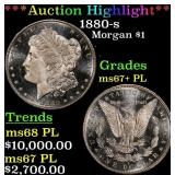 *Highlight* 1880-s Morgan Dollar $1 ms67+ PL SEGS