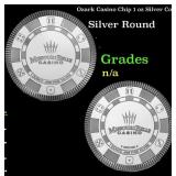 Ozark Casino Chip 1 oz Silver Coin