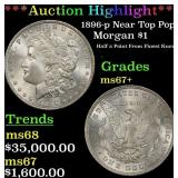 *Highlight* 1896-p Morgan Dollar Near Top Pop! $1