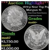 *Highlight* 1879-p Morgan Dollar Near Top Pop! $1