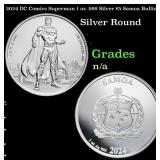 2024 DC Comics Superman 1 oz .999 Silver $5 Samoa
