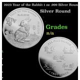 2023 Year of the Rabbit 1 oz .999 Silver Round