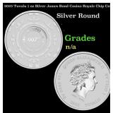 2023 Tuvalu 1 oz Silver James Bond Casino Royale C