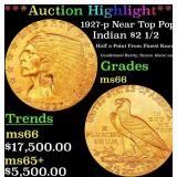 *Highlight* 1927-p Gold Indian Quarter Eagle Near