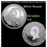 2024 Tokelau 1 oz Silver $5 Zodiac Series: Caprico