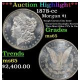 *Highlight* 1878-cc Morgan Dollar $1 ms65 SEGS (fc