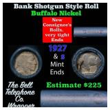 Buffalo Nickel Shotgun Roll in Old Bank Style 