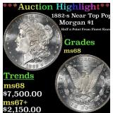 *Highlight* 1882-s Morgan Dollar Near Top Pop! $1
