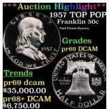 *Highlight* 1957 Proof Franklin Half Dollar TOP PO