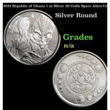 2023 Republic of Ghana 1 oz Silver 20 Cedis Space
