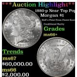 *Highlight* 1880-p Morgan Dollar Near Top Pop! $1