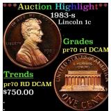 *Highlight* 1983-s Proof Lincoln Cent 1c pr70 rd D