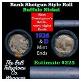 Buffalo Nickel Shotgun Roll in Old Bank Style 