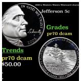 2005-s Western Waters Proof Jefferson Nickel Westw