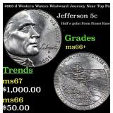 2005-d Western Waters Jefferson Nickel Westward Jo
