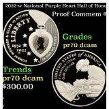 2022-w National Purple Heart Hall of Honor Proof M