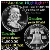 *Highlight* 1956 Type 2 Proof Franklin Half Dollar