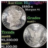 *Highlight* 1880-s Morgan Dollar $1 ms67+ SEGS (fc